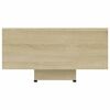 vidaXL Table basse Ch&ecirc;ne sonoma 85x55x31 cm Bois d'ing&eacute;nierie