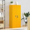 vidaXL Armoire de rangement Jaune moutarde 60 x 40 x 140 cm Acier