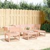 vidaXL Salon de jardin 5 pcs bois massif douglas