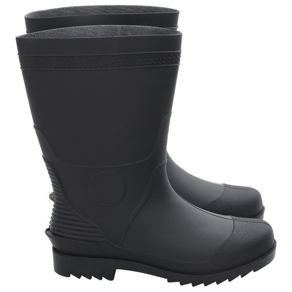 vidaXL Bottes de pluie noir taille 41 PVC