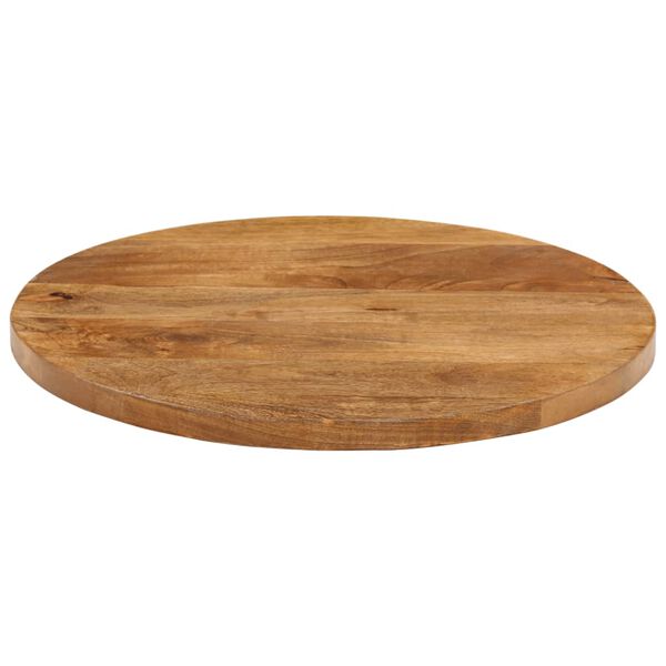 vidaXL Dessus de table Ø 40x3,8 cm rond bois de manguier massif