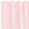 vidaXL Rideaux en voile avec passe-tringles 2 pcs rose clair