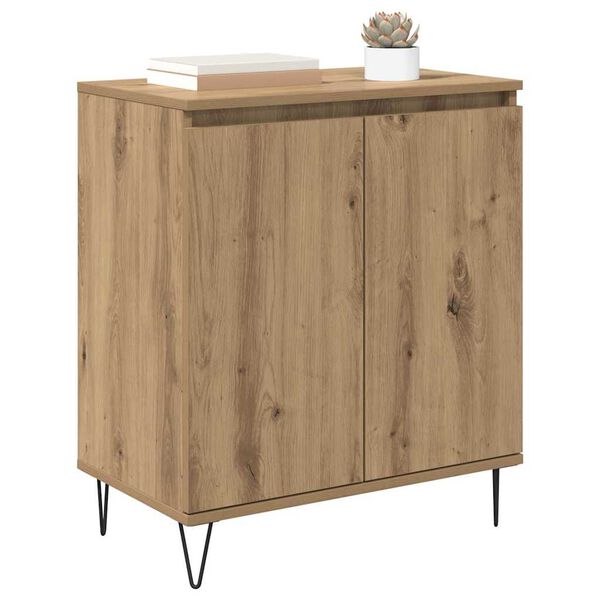 vidaXL Buffet Ch&ecirc;ne artisanal 60 x 35 x 70 cm Bois d'ing&eacute;nierie
