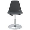 vidaXL Chaises pivotantes &agrave; manger lot de 6 gris PP