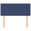 vidaXL T&ecirc;te de lit Bleu 90x5x78/88 cm Tissu