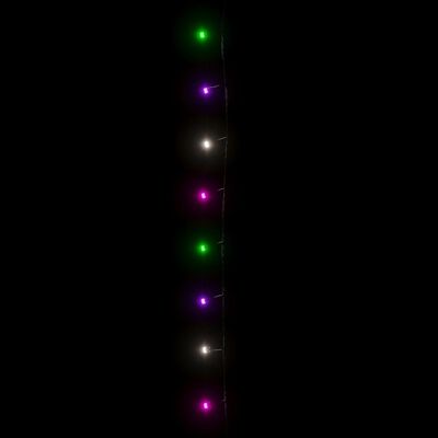 vidaXL Guirlande LED avec 150 LED Multicolore pastel 15 m PVC