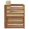 vidaXL Ensemble de canap&eacute;s d'ext&eacute;rieur Naturel 67 x 63 x 73 cm