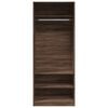 vidaXL Garde-robe ch&ecirc;ne marron 80x50x200 cm bois d'ing&eacute;nierie