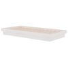 vidaXL Cadre de lit sans matelas blanc bois massif