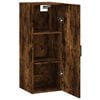 vidaXL Armoire murale ch&ecirc;ne fum&eacute; 34,5x34x90 cm