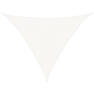 vidaXL Voile d'ombrage 160 g/m&sup2; Blanc 2,5x2,5x3,5 m PEHD