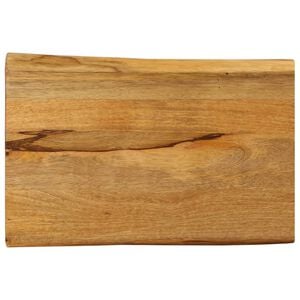 vidaXL Dessus de table 50x40x2,5 cm bord vivant bois massif manguier