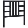 vidaXL Tête de lit Noir 96x4x100 cm Bois massif de pin