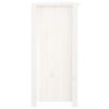 vidaXL Buffet Blanc 100x35x74 cm Bois massif de pin