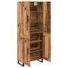 vidaXL Haut Armoire 2 pcs Bois Ancien 69,5 x 34 x 180 cm