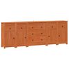 vidaXL Buffet 5 pc Brun Cir&eacute; 226 x 35 x 80 cm Pin massif
