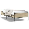 vidaXL Cadre de lit sans matelas chêne sonoma 75x190 cm