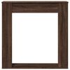 VidaXL Cadre de chemin&eacute;e ch&ecirc;ne marron 100x20x100 cm bois d'ing&eacute;nierie