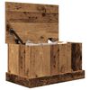vidaXL Bo&icirc;tes de rangement vieux bois 30x50x28 cm bois d'ing&eacute;nierie