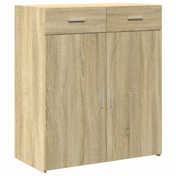 vidaXL Buffet chêne sonoma 80x42,5x93 cm bois d'ingénierie