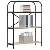 vidaXL &Eacute;tag&egrave;re Ch&ecirc;ne Sonoma 80 x 30 x 109 cm Bois d'ing&eacute;nierie