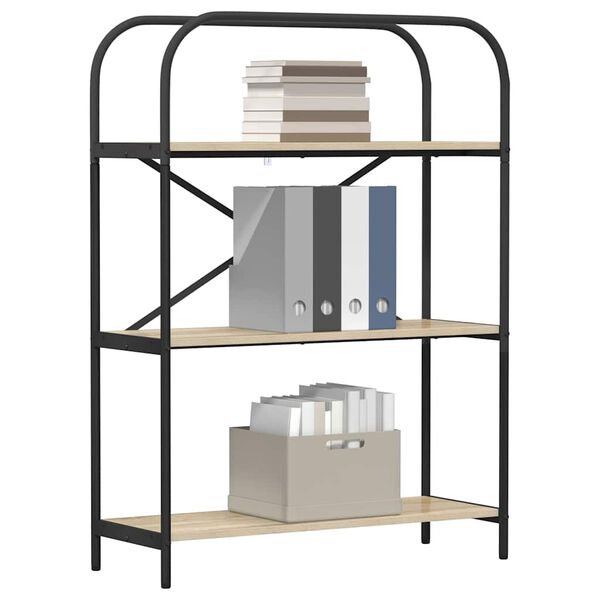 vidaXL &Eacute;tag&egrave;re Ch&ecirc;ne Sonoma 80 x 30 x 109 cm Bois d'ing&eacute;nierie