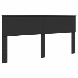 vidaXL T&ecirc;te de lit Ch&ecirc;ne noir 90 cm Bois d'ing&eacute;nierie