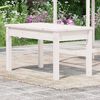 vidaXL Banc de jardin blanc 80x44x45 cm bois massif de pin
