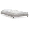 vidaXL Cadre de lit sans matelas sonoma gris 90x200 cm