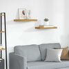 vidaXL &Eacute;tag&egrave;re Murale 2 pcs Beige 50 x 23 x 4 cm Bois d'ing&eacute;nierie