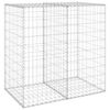 vidaXL Mur en gabion avec couvercles Acier galvanis&eacute; 100x60x100 cm