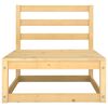 vidaXL Salon de jardin 4 pcs Bois de pin massif