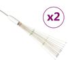 vidaXL Feux d'artifice No&euml;l d'ext&eacute;rieur 2 pcs Multicolore 20cm 280 LED