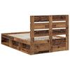 vidaXL Cadre de lit Bois ancien 120 x 190 cm Bois de pin massif