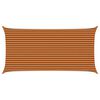 vidaXL Voile d'ombre Orange et marron 6 x 3 m 100 % polyester Oxford