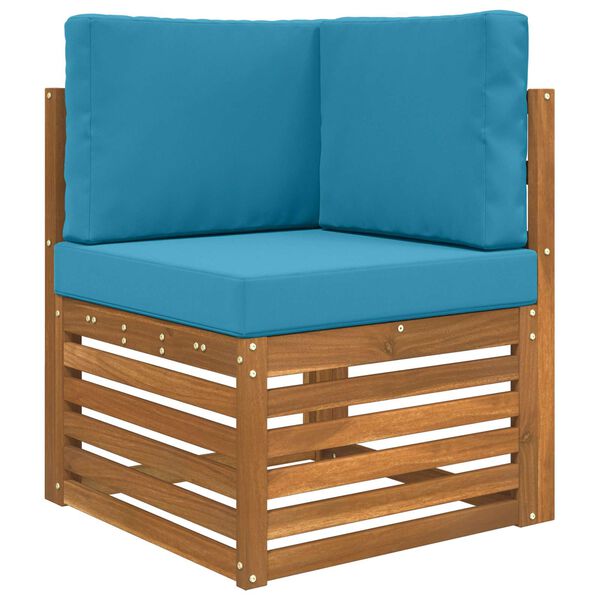 vidaXL Coussin de canap&eacute; d'ext&eacute;rieur 3 pcs Bleu royal Polyester