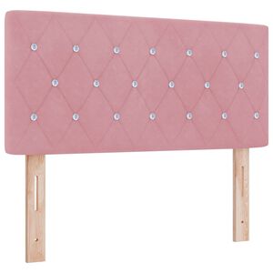 vidaXL T&ecirc;te de lit avec t&ecirc;te de lit Rose 90 cm Cuir synth&eacute;tique