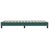 vidaXL Cadre de lit sans matelas vert foncé 90x210 cm velours
