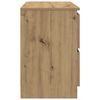 vidaXL Meuble TV ch&ecirc;ne artisanal 80x35x54 cm bois d'ing&eacute;nierie