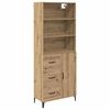 vidaXL Haut Armoire avec tiroir Ch&ecirc;ne artisanal 69,5 x 34 x 180 cm