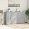 vidaXL Buffets 2 pcs sonoma gris 60x31x70 cm bois d'ing&eacute;nierie