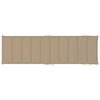 vidaXL Chaises longues lot de 2 avec coussins Bois d'acacia solide