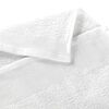 vidaXL Serviettes de bain 5 pcs Coton 450 g/m² 100x150 cm Blanc