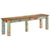 vidaXL Banc 160x35x46 cm bois de récupération massif