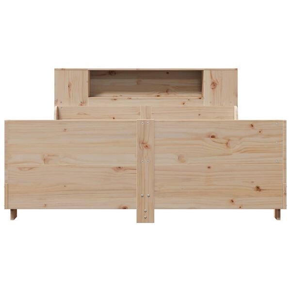 vidaXL Cadre de lit sans matelas 120x190 cm bois de pin massif