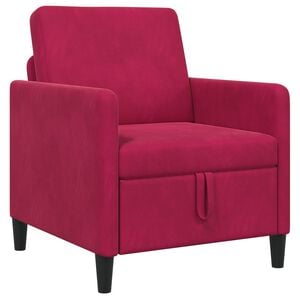 vidaXL Sofa avec rangement Bordeaux 72 x 78 x 87 cm Polyester