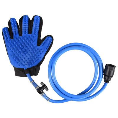FLAMINGO Gant de nettoyage avec tuyau Bleu et noir