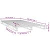 vidaXL Lit de palette 75x190 cm bois pin massif petit simple