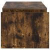 vidaXL Table basse Ch&ecirc;ne fum&eacute; 90 x 45 x 35 cm Bois d'ing&eacute;nierie