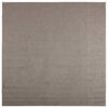 vidaXL Tapis de surface Carr&eacute; LUGO Taupe 240 x 240 cm Polyester